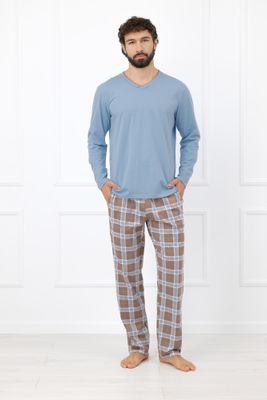 Piżama męska Italian Fashion ze sklepu: italianfashion w kategorii: Piżamy męskie - zdjęcie WP-ITAL-FCTU3-R7J_AAF-MPZ-DANT-DDCD-04-1