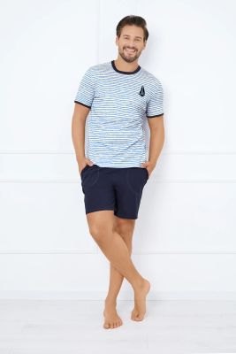 Italian Fashion - Piżama męska ze sklepu: italianfashion w kategorii: Piżamy męskie - zdjęcie WP-ITAL-FCTU3-R7J_AAF-MPZ-FLOT-KKCG-03-1