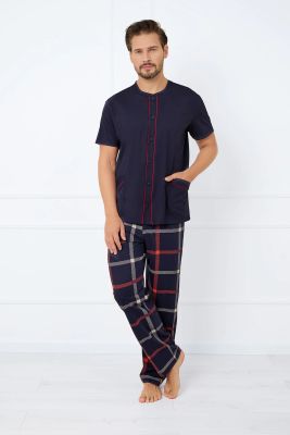 Piżama męska Italian Fashion ze sklepu: italianfashion w kategorii: Piżamy męskie - zdjęcie WP-ITAL-FCTU3-R7J_AAF-MPZ-NELS-KDGD-04-1