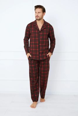 Piżama męska Italian Fashion ze sklepu: italianfashion w kategorii: Piżamy męskie - zdjęcie WP-ITAL-FCTU3-R7J_AAF-MPZ-NICO-DDDR-04-1