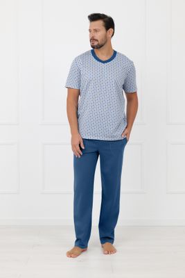 Piżama męska Italian Fashion ze sklepu: italianfashion w kategorii: Piżamy męskie - zdjęcie WP-ITAL-FCTU3-R7J_AAF-MPZ-NIGI-KDDJ-04-1