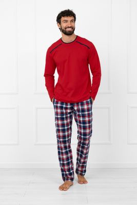 Piżama męska Italian Fashion ze sklepu: italianfashion w kategorii: Piżamy męskie - zdjęcie WP-ITAL-FCTU3-R7J_AAF-MPZ-OLAN-DDCD/45-1