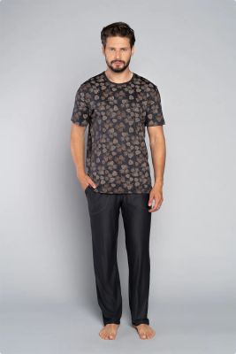 Piżama męska Italian Fashion ze sklepu: italianfashion w kategorii: Piżamy męskie - zdjęcie WP-ITAL-FCTU3-R7J_AAF-MPZ-PINU-KDDG-03-1
