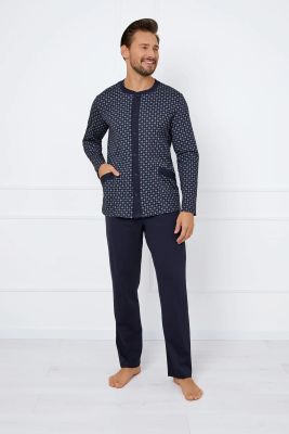 Piżama męska Italian Fashion ze sklepu: italianfashion w kategorii: Piżamy męskie - zdjęcie WP-ITAL-FCTU3-R7J_AAF-MPZ-RAJM-DDDG-04-1