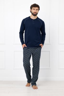 Piżama męska Italian Fashion ze sklepu: italianfashion w kategorii: Piżamy męskie - zdjęcie WP-ITAL-FCTU3-R7J_AAF-MPZ-RUFI-DDGD-04-2