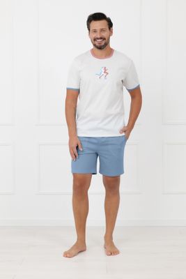 Piżama męska Italian Fashion ze sklepu: italianfashion w kategorii: Piżamy męskie - zdjęcie WP-ITAL-FCTU3-R7J_AAF-MPZ-SPOR-KKES-03-1