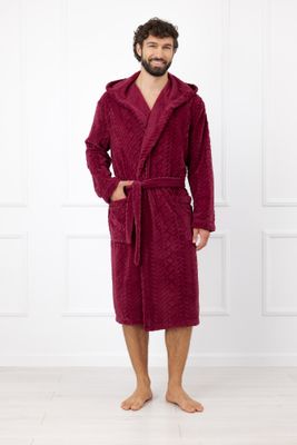 Szlafrok damski bez wzorów Italian Fashion ze sklepu: italianfashion w kategorii: Szlafroki damskie - zdjęcie WP-ITAL-FCTU3-R7J_AAF-MSZ-ZYGM-D-BO-04-1
