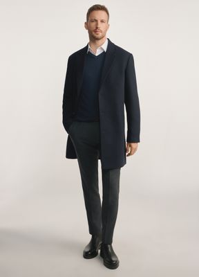 Płaszcz męski elegancki OCHNIK ze sklepu: Ochnik w kategorii: Płaszcze męskie - zdjęcie WP-QOOCUI3LLD-TNA-7Z8_27457