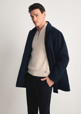 Płaszcz męski elegancki OCHNIK ze sklepu: Ochnik w kategorii: Płaszcze męskie - zdjęcie WP-QOOCUI3LLD-TNA-7Z8_28297