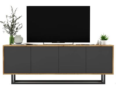 Szafka RTV Edinos ze sklepu: Edinos.pl w kategorii: Szafki RTV - zdjęcie WPH-EDNS-GX13N-QCJ_27508