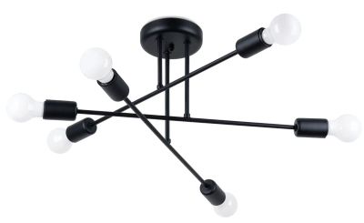 Lampa sufitowa Lumes ze sklepu: Edinos.pl w kategorii: Lampy sufitowe - zdjęcie WPH-EDNS-GX13N-QCJ_45277