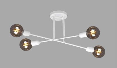 Lumes - Lampa sufitowa ze sklepu: Edinos.pl w kategorii: Lampy sufitowe - zdjęcie WPH-EDNS-GX13N-QCJ_47196