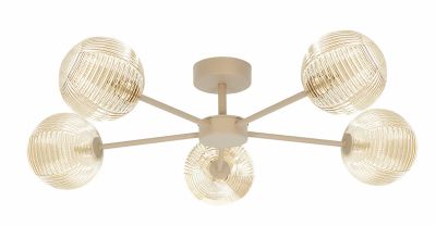 Lumes - Lampa sufitowa ze sklepu: Edinos.pl w kategorii: Lampy sufitowe - zdjęcie WPH-EDNS-GX13N-QCJ_50073