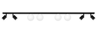 Lumes - Lampa sufitowa ze sklepu: Edinos.pl w kategorii: Lampy sufitowe - zdjęcie WPH-EDNS-GX13N-QCJ_50475