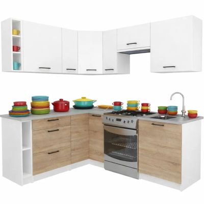 Edinos - Zestaw mebli kuchennych ze sklepu: Edinos.pl w kategorii: Zestawy mebli kuchennych - zdjęcie WPH-EDNS-GX13N-QCJ_51978